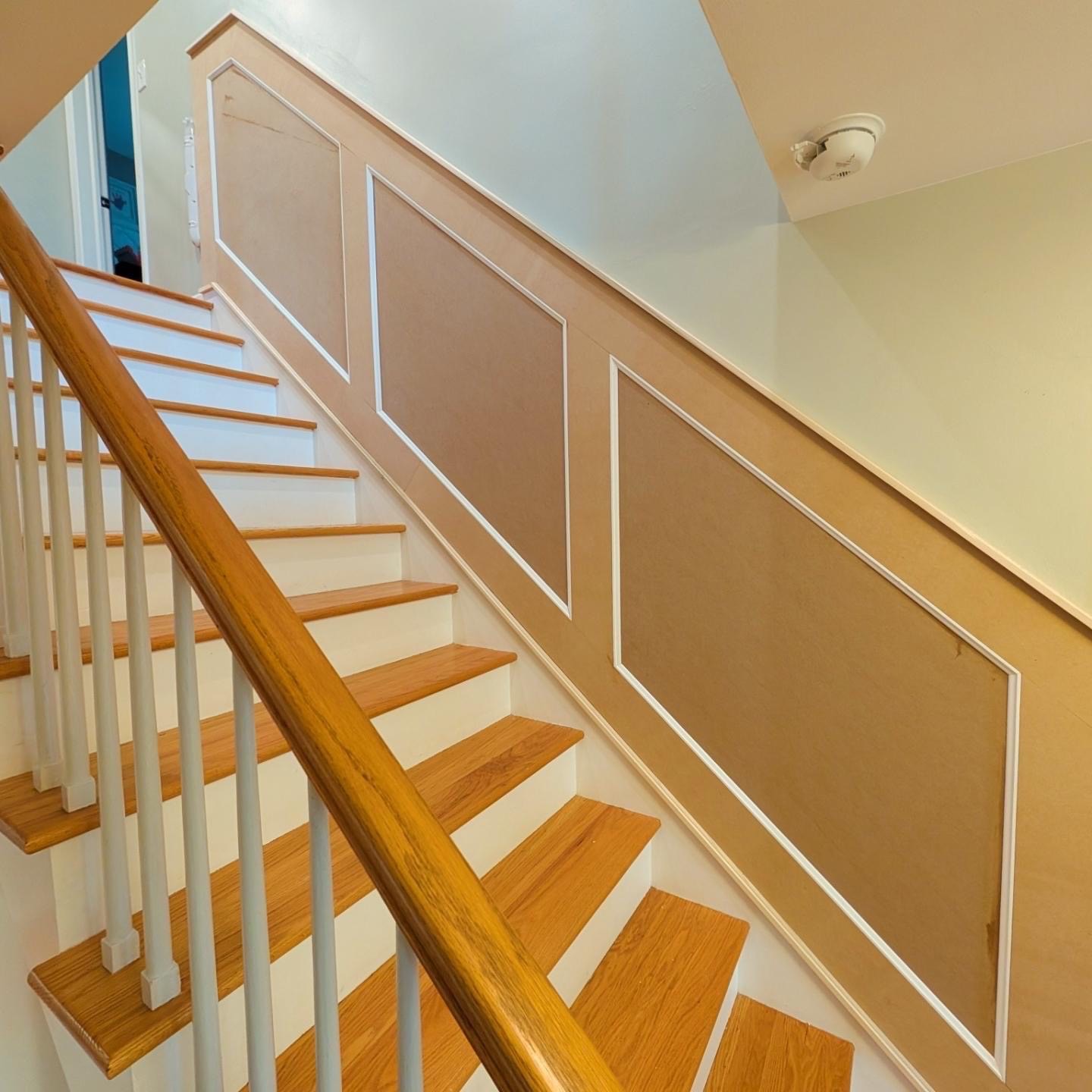 stairwell painting in Southside Binghamton, NY
