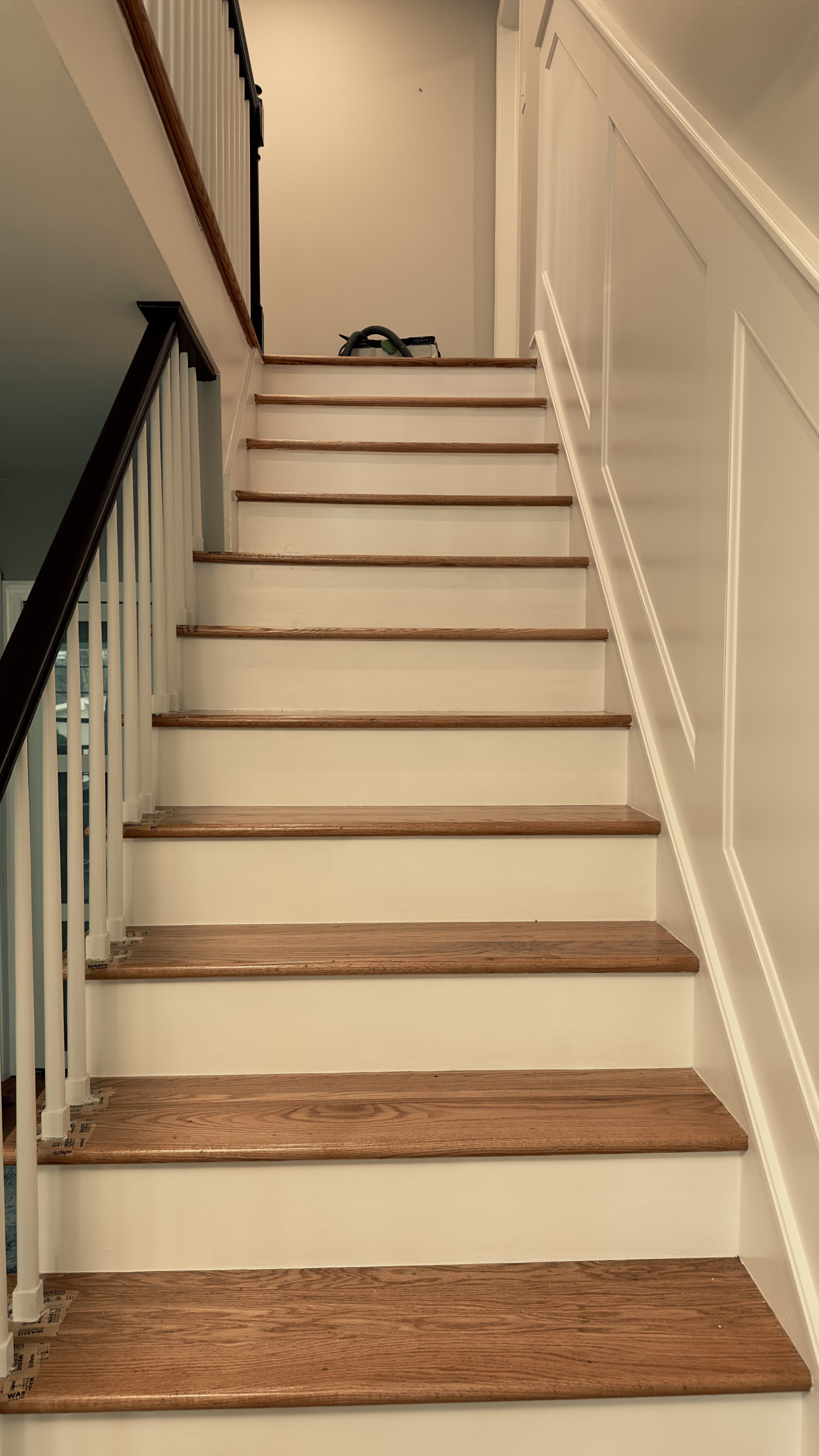 stairwell painting in Southside Binghamton, NY