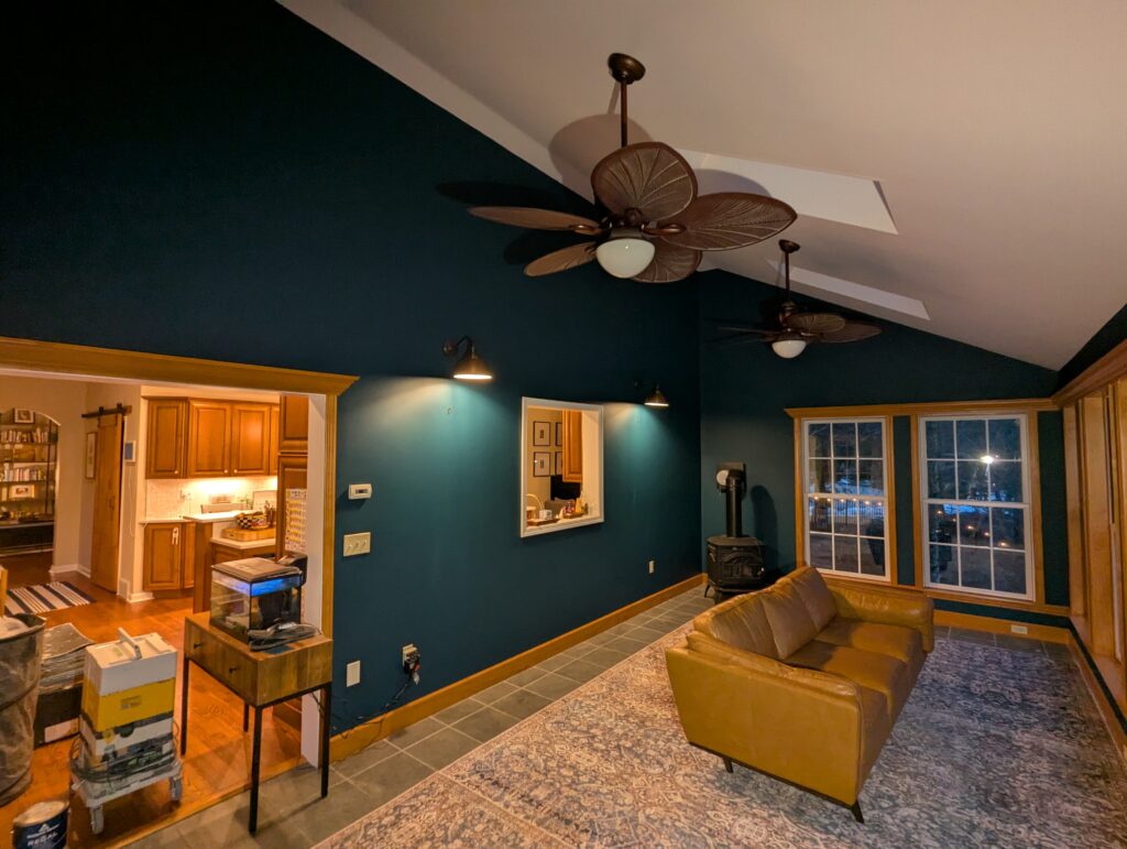 sunroom repaint in Vestal, NY