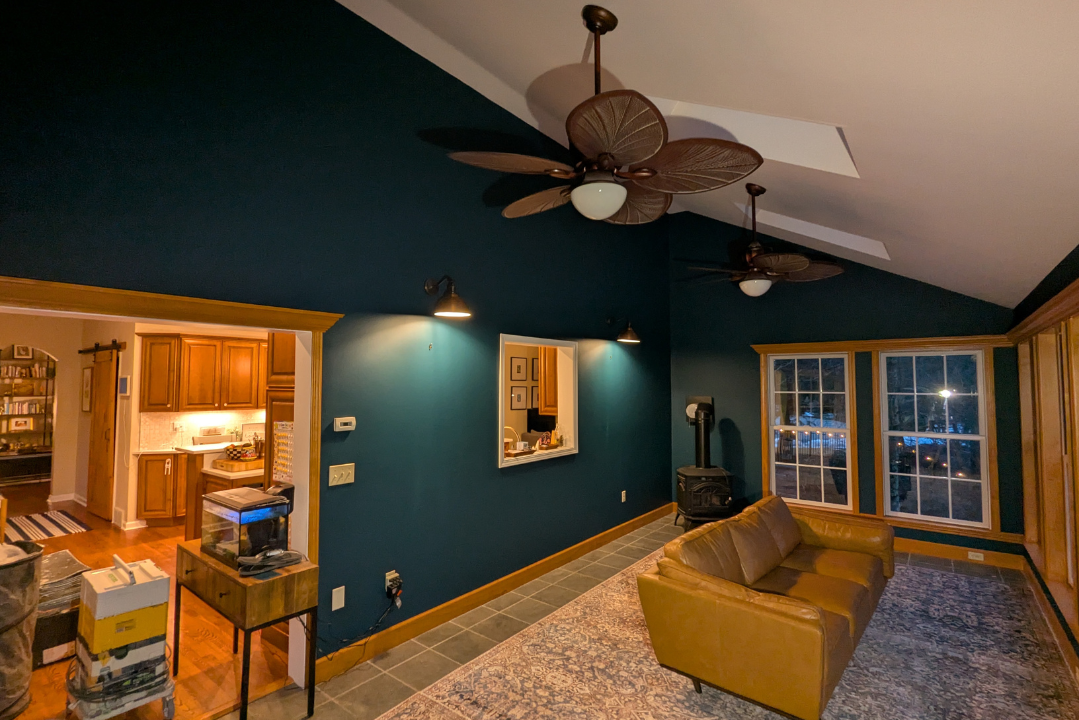 sunroom repaint in Vestal, NY
